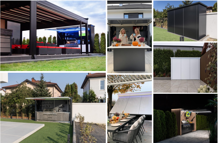 Outdoor Afresco kitchens model 266